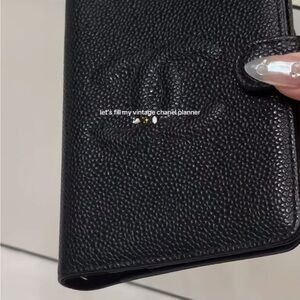 CHANEL Black Agenda Planner